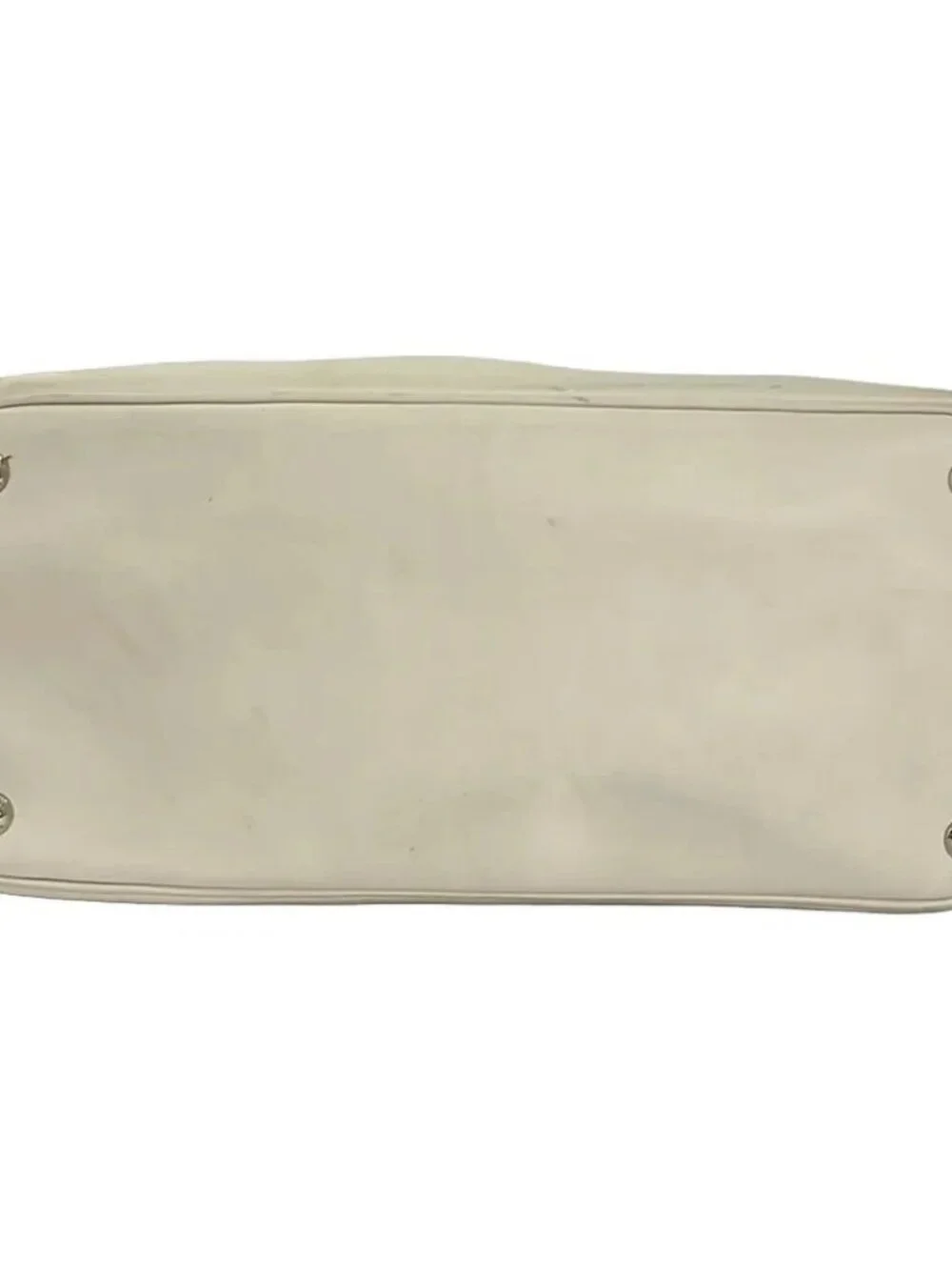 PRADA 1BA274 Cream Leather Women's Handbag